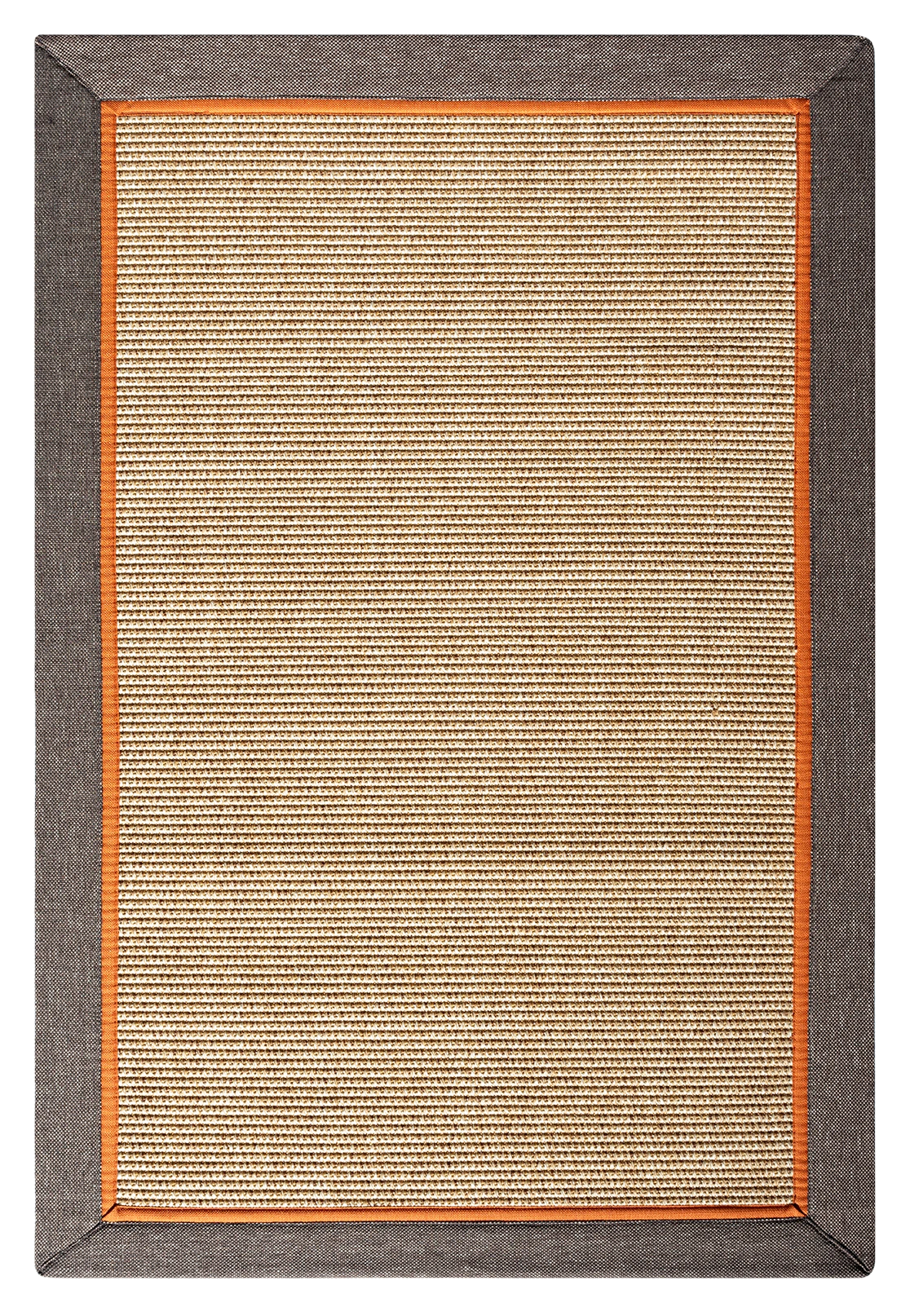 Koza Halı Sahara Bordure Natural Bordür Kahve Turuncu Mutfak Halısı — 1