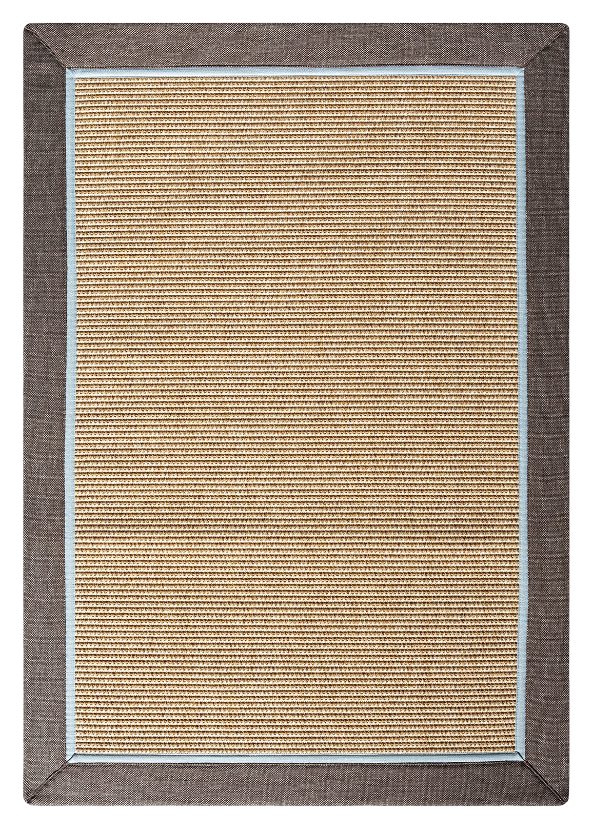 Koza Halı Sahara Bordure Natural Bordür Kahve Mavi Mutfak Halısı — 2