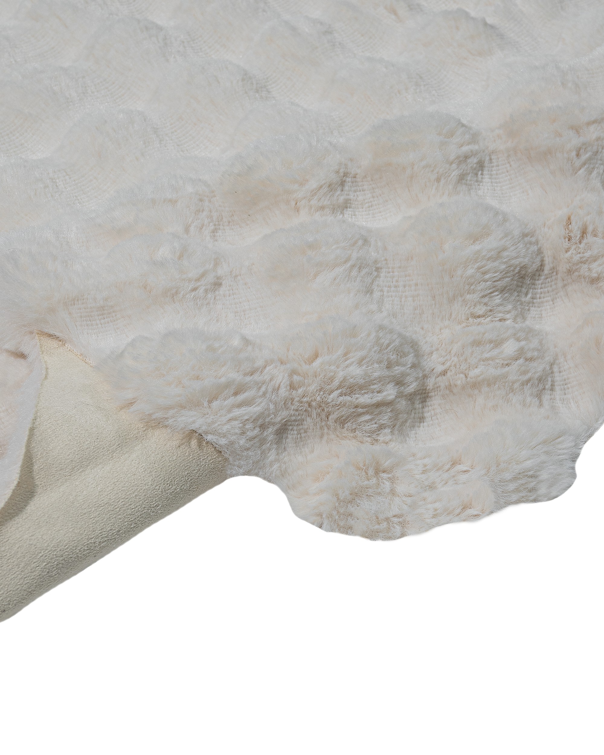 Diva Home Rabbit Rölyef Peluş Bej Modern Dekoratif Halı — 2