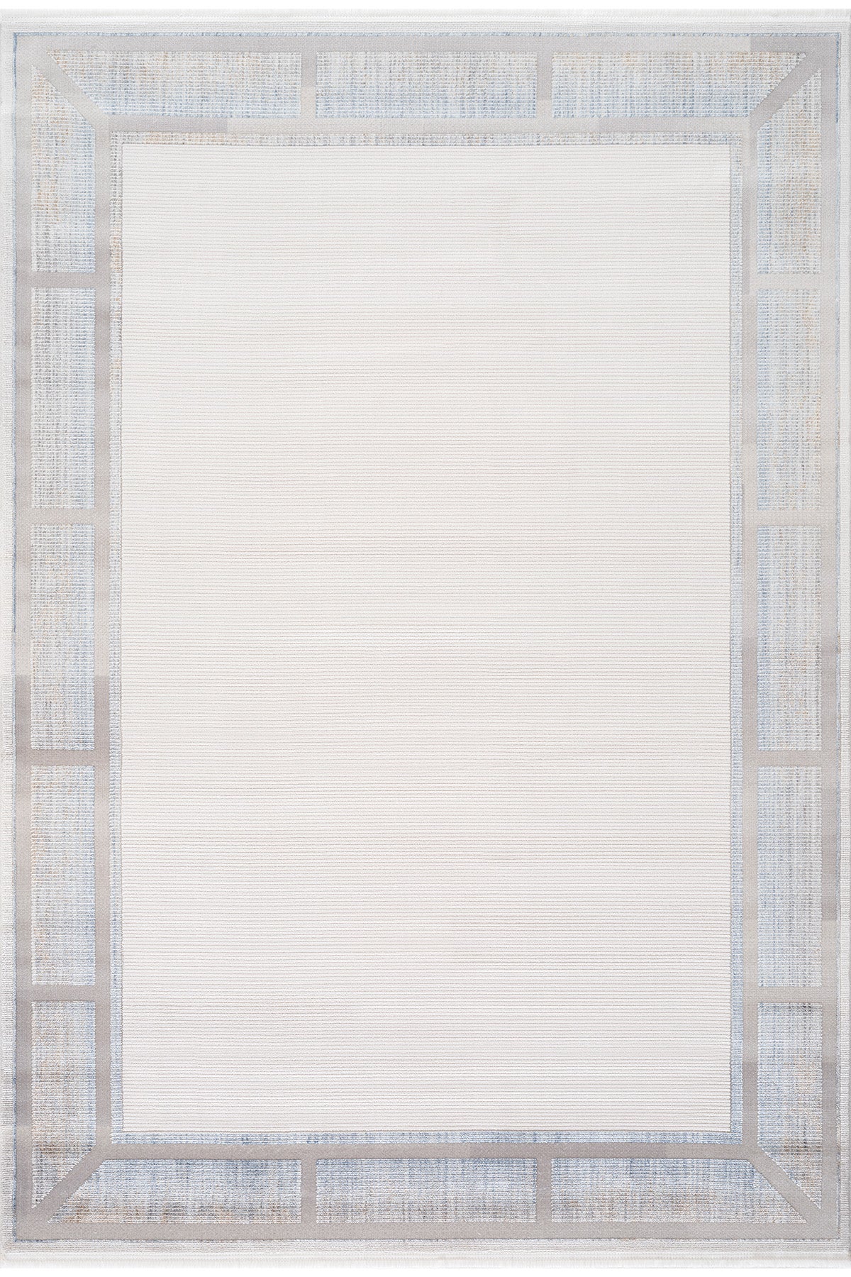 Koza Halı Rust Mavi Modern Halı — 2