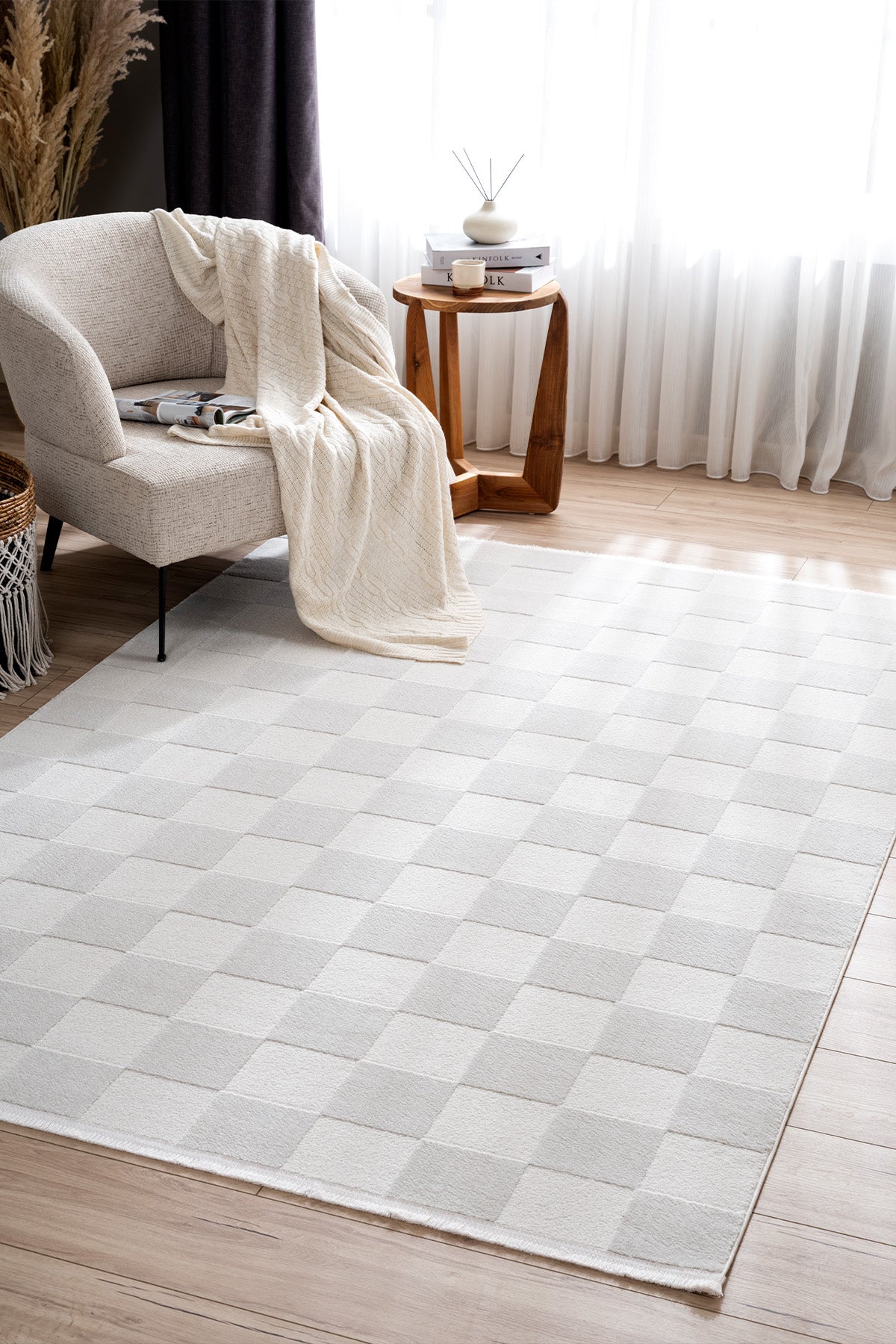 Koza Halı Monaco Krem Modern Halı