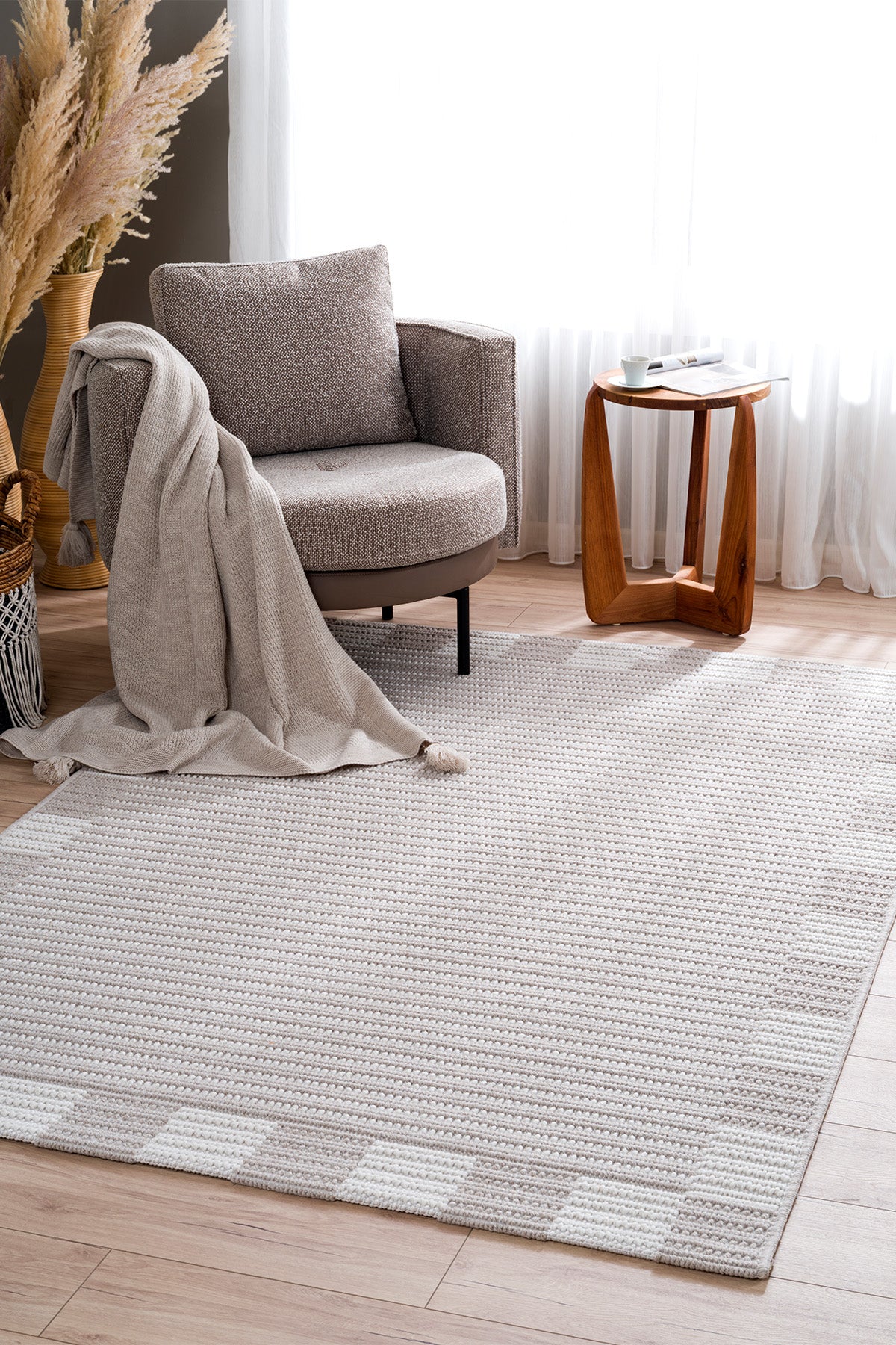 Koza Halı Nomad Vizon Geometrik Desen Halı